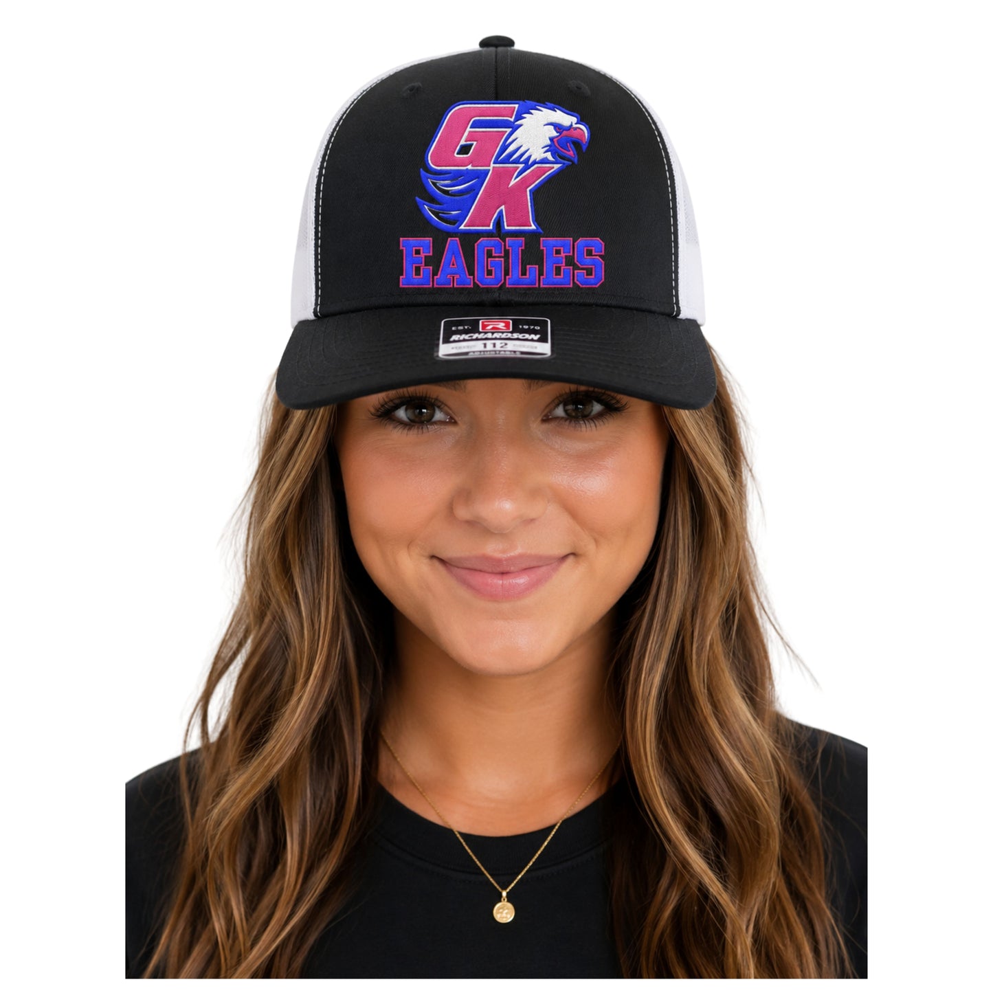 GK Eagles Colored Logo Adjustable Hats