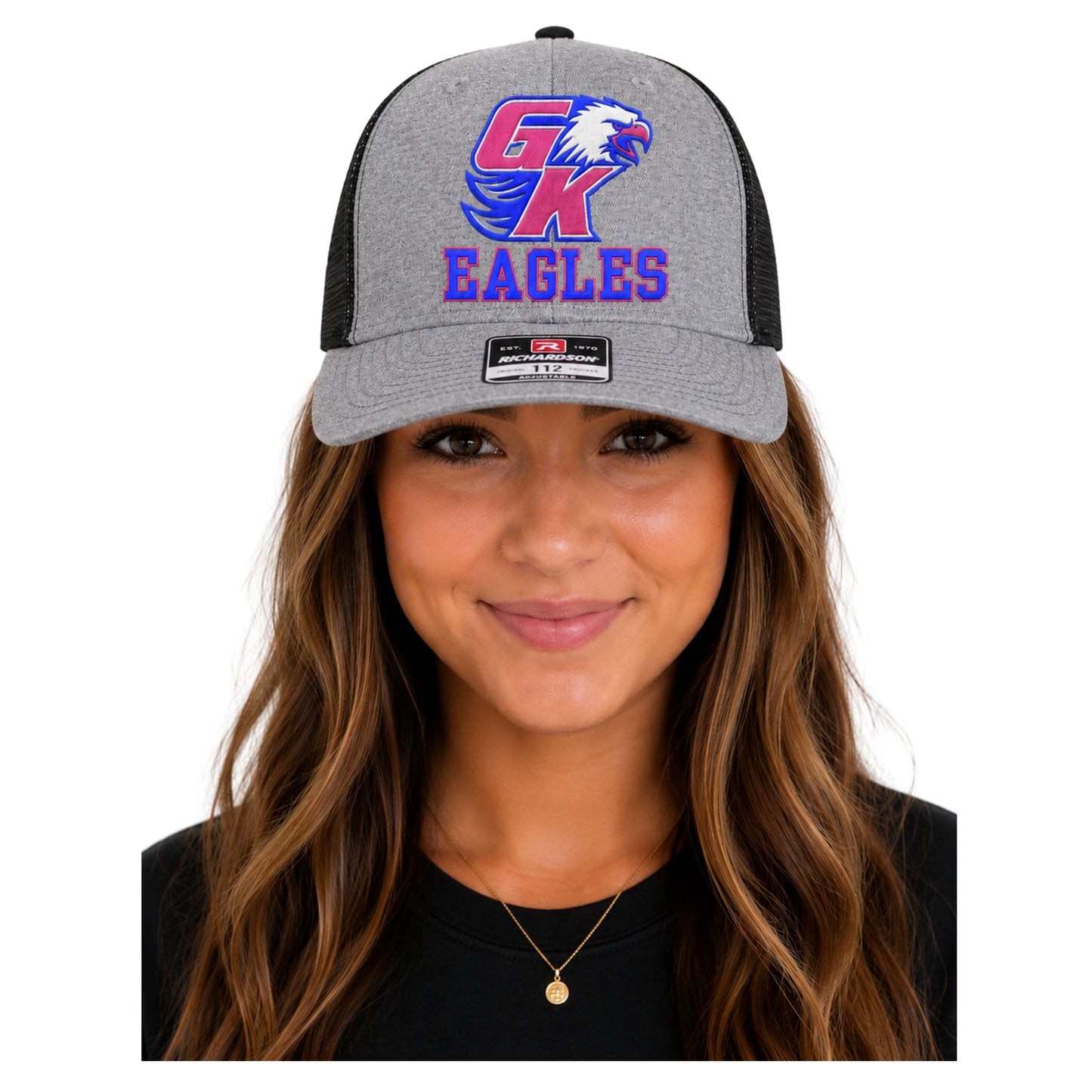 GK Eagles Colored Logo Adjustable Hats