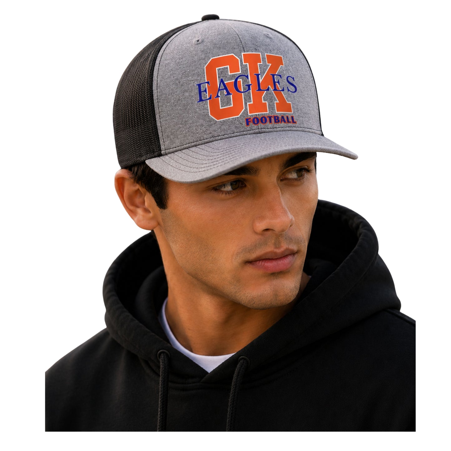 GK Eagles Colored Logo Adjustable Hats