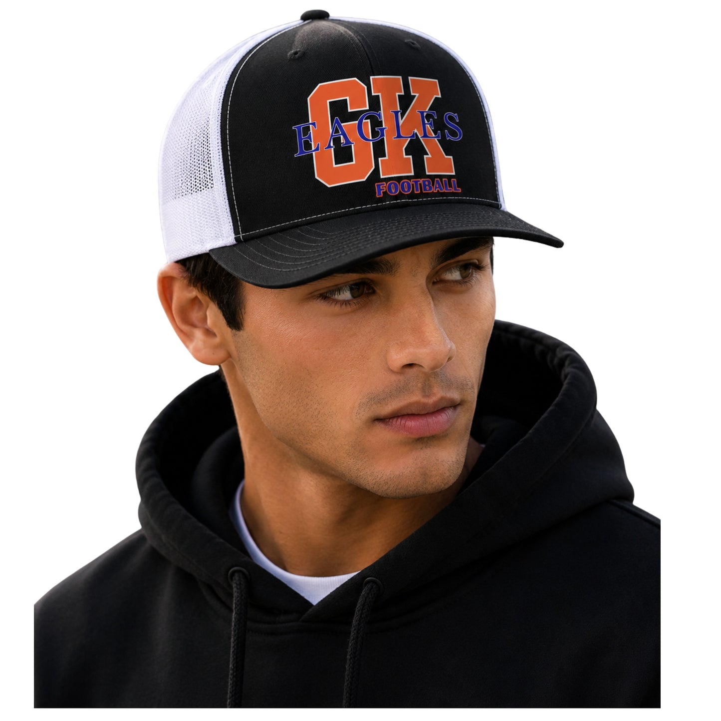 GK Eagles Colored Logo Adjustable Hats