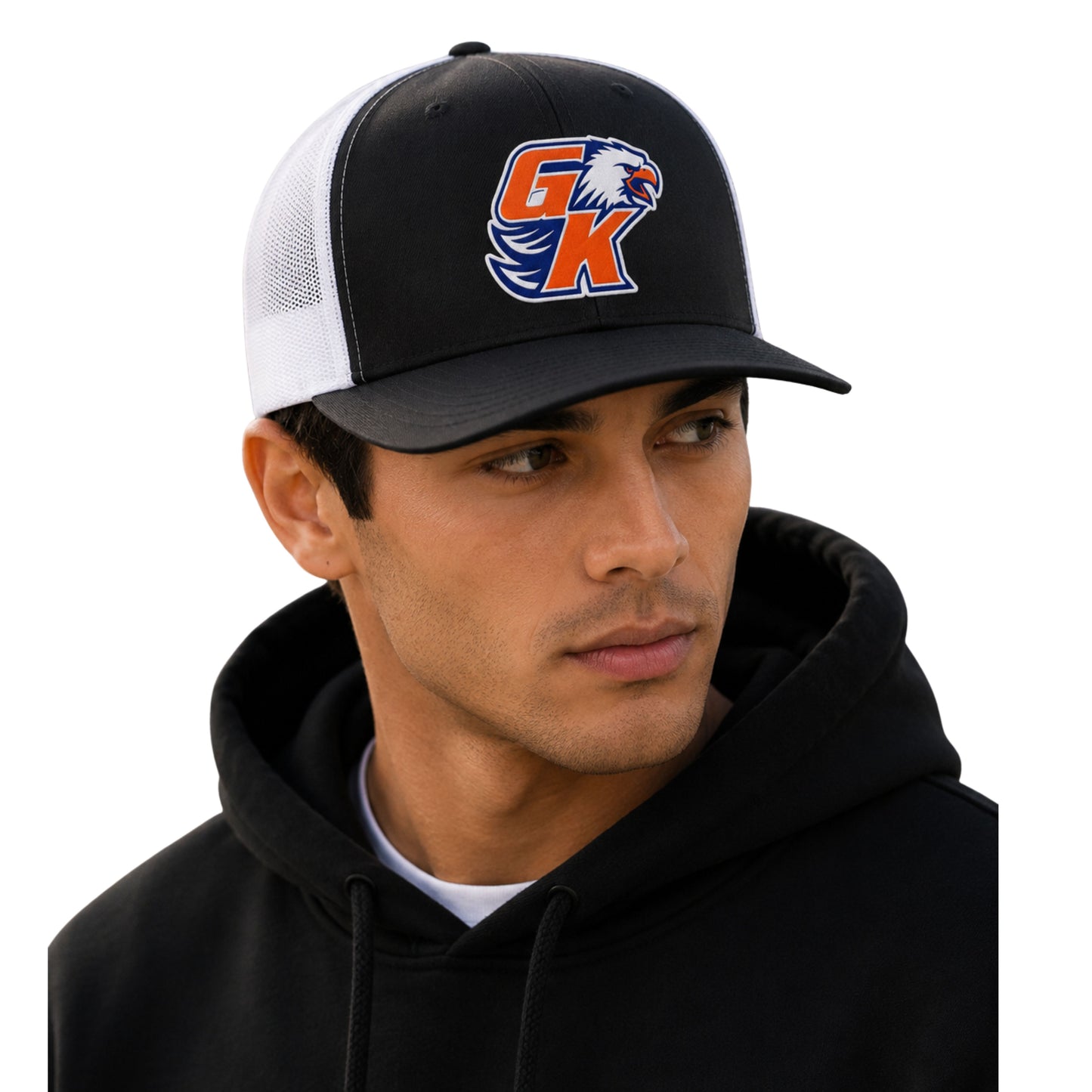 GK Eagles Colored Logo Adjustable Hats