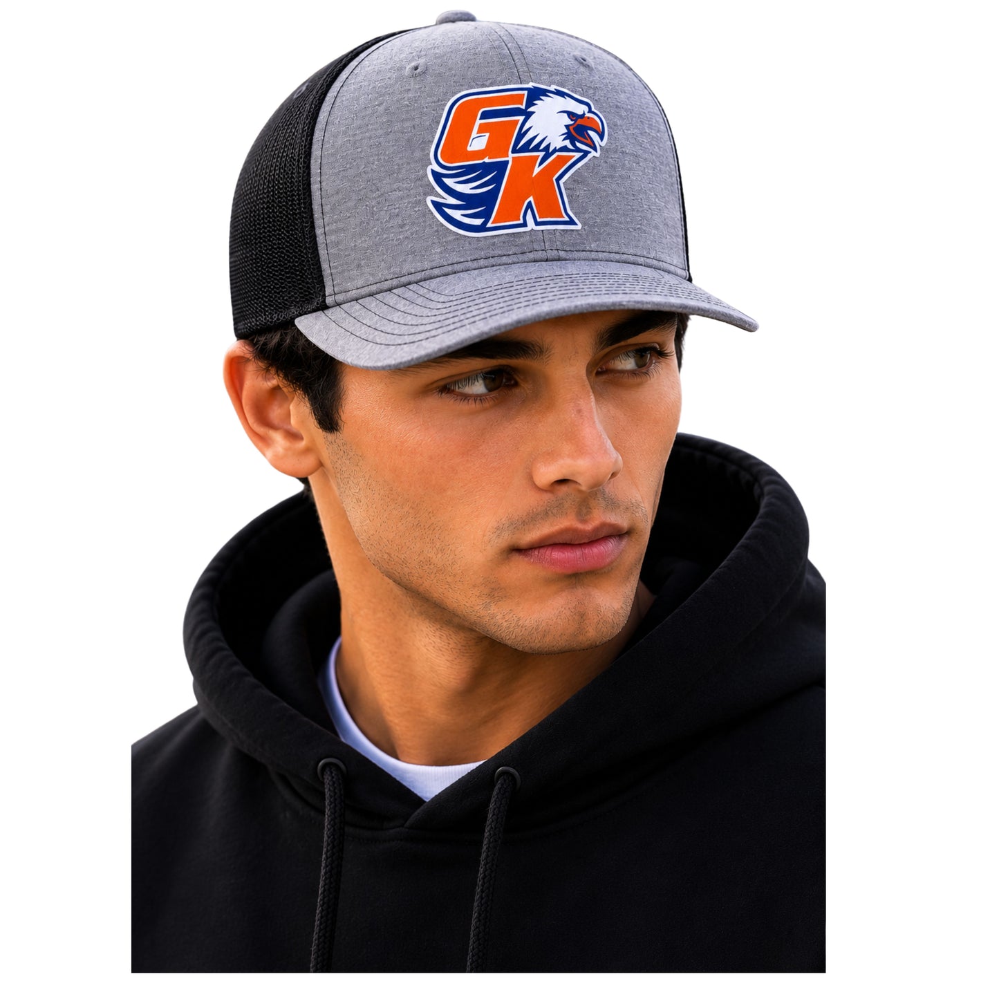 GK Eagles Colored Logo Adjustable Hats