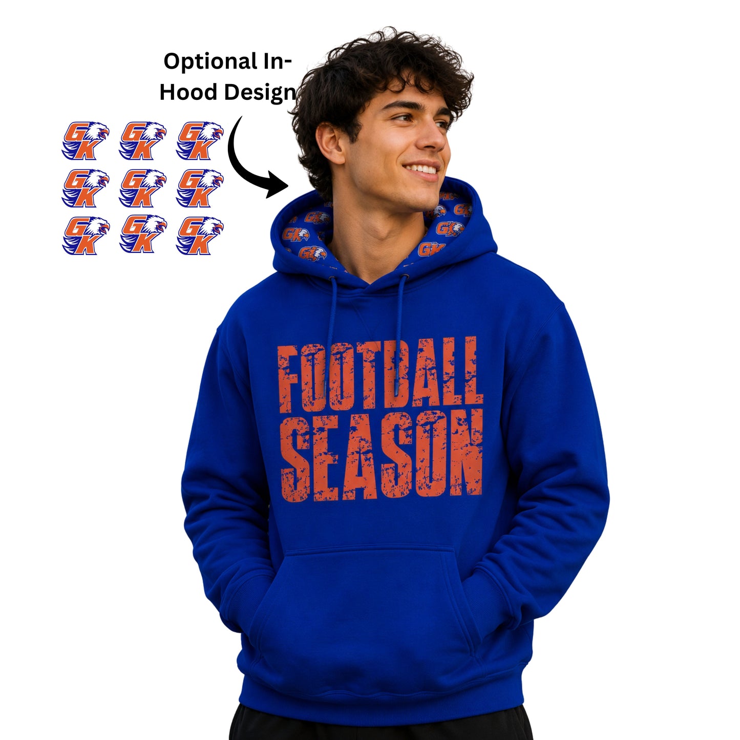 Football Season Blue