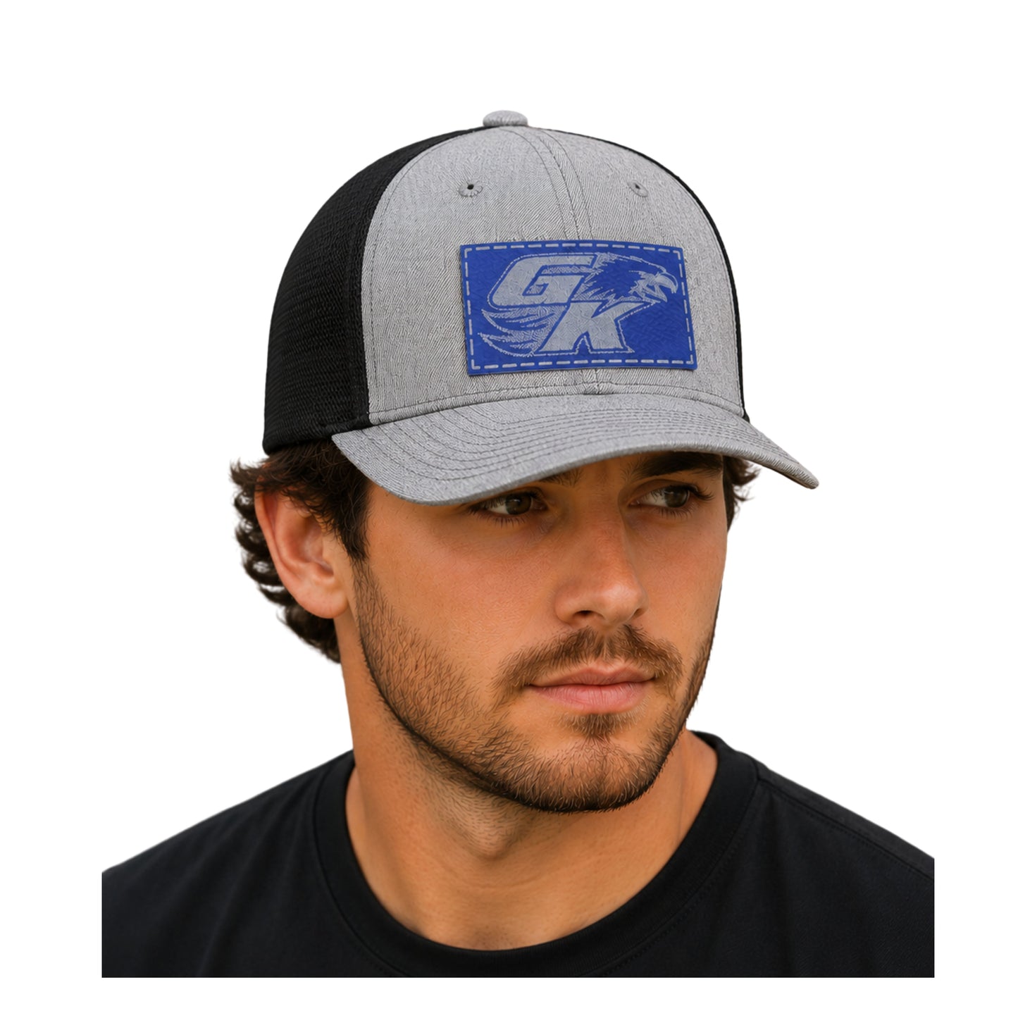 GK Leather Patch Adjustable Hat