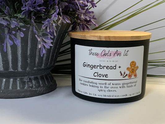 Gingerbread + Clove 14 oz Candle