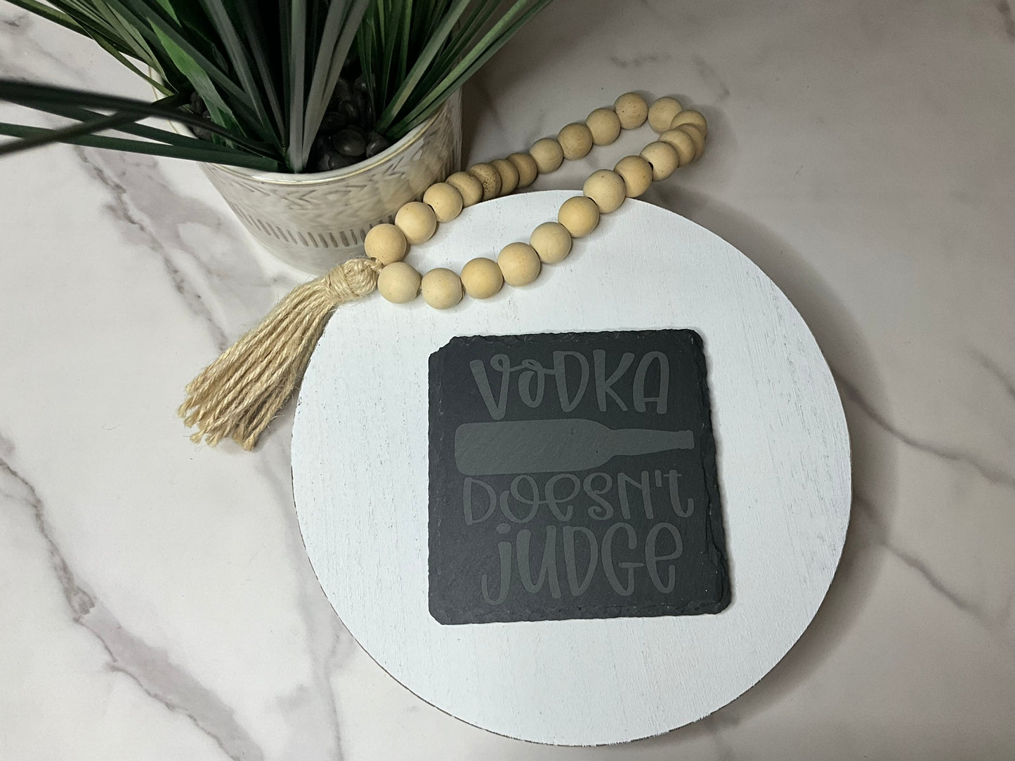 Etched Slate Coasters