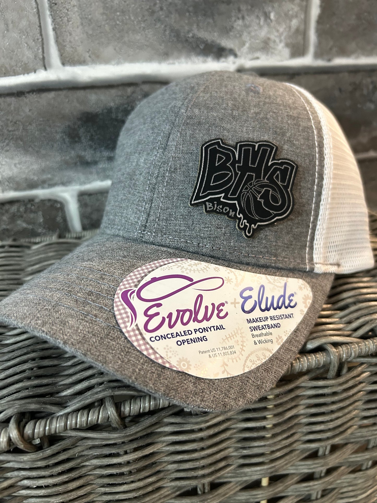 Ponytail Hat-BHS Drip Patch