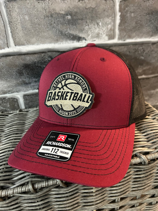 Trucker Hat - Retro Black & Gold Patch