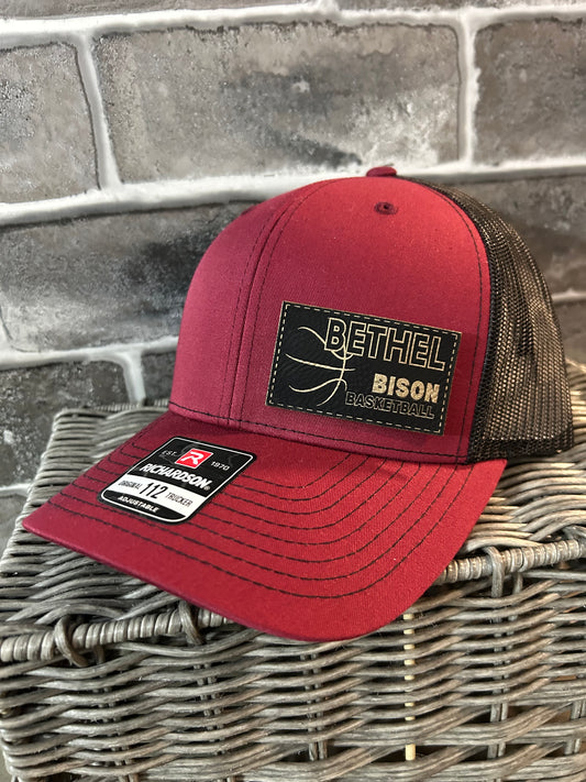 Trucker Hat- Bison Gold & Black Patch