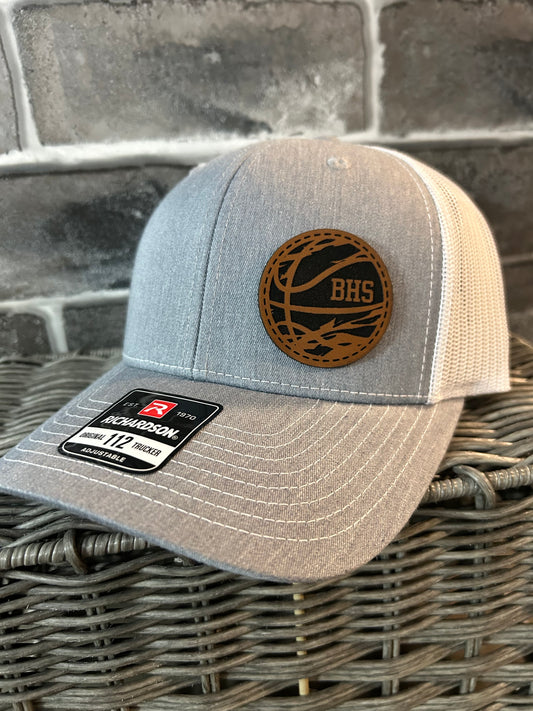 Trucker Hat-Brown & Black BHS Basketball Patch