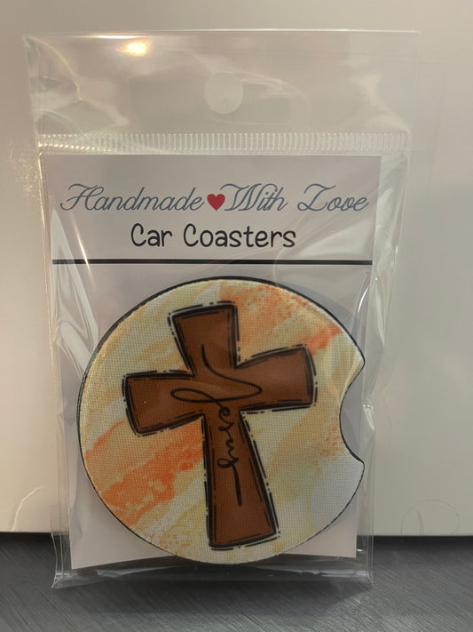 Car Coasters Jesus