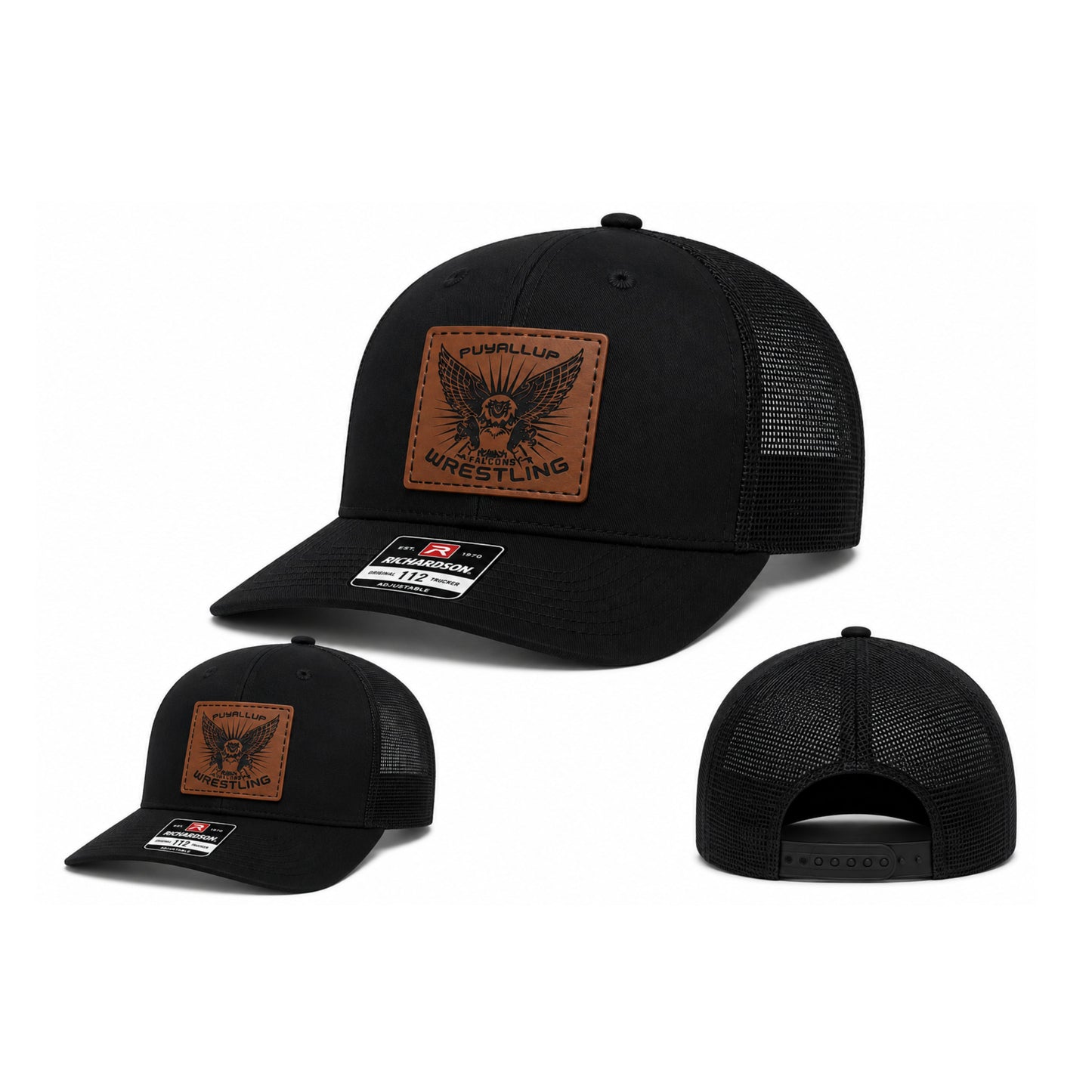 PFW Leather Patch Adjustable Hats