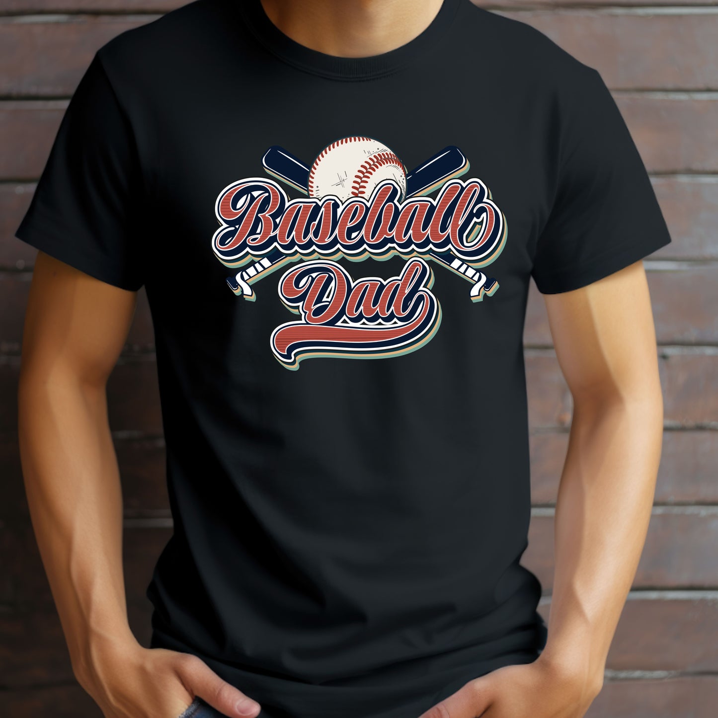 Baseball Dad Retro