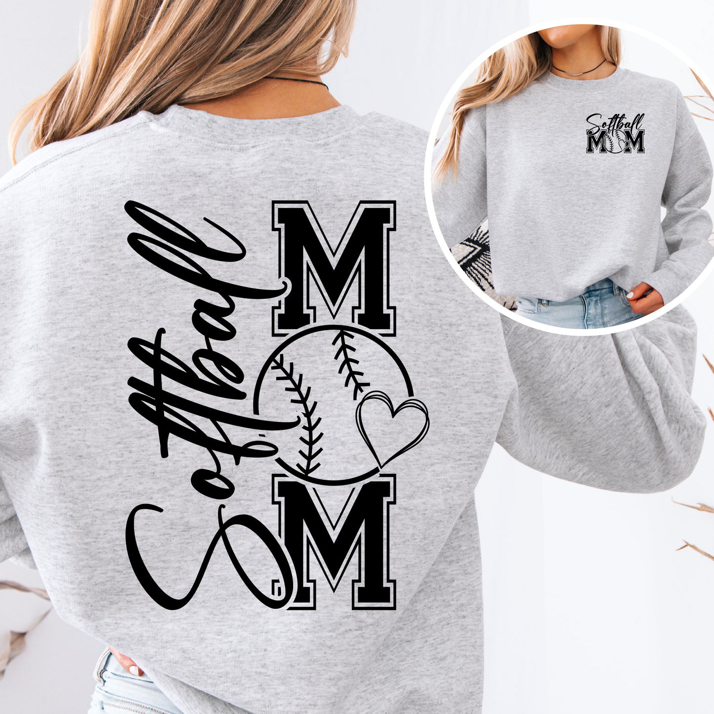 Softball Mom Crew or Hoodie