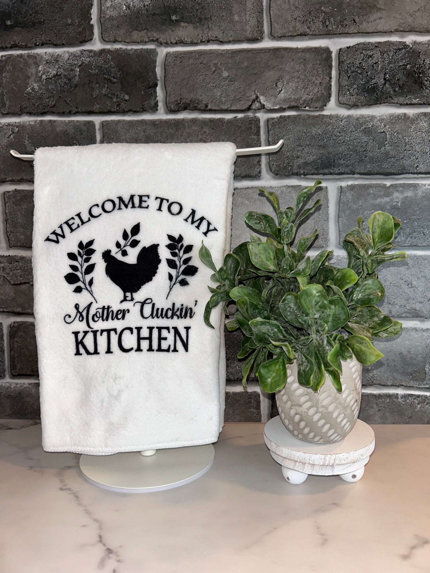 Kitchen Towel Mother Cluckin