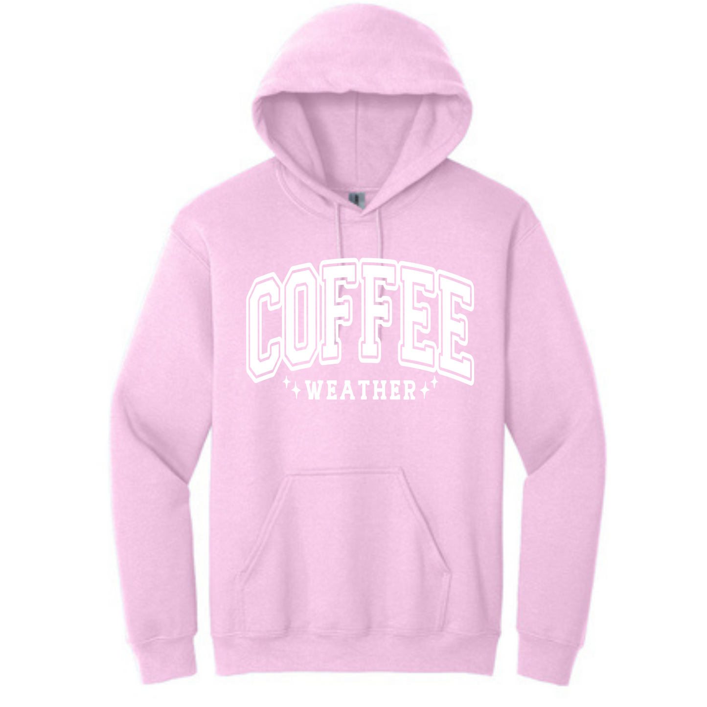 Coffee Weather Long Sleeve Hooded Sweatshirt