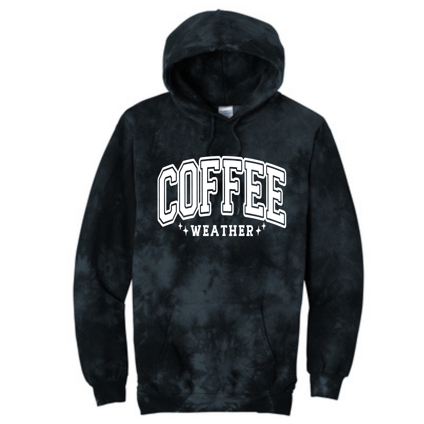 Coffee Weather Long Sleeve Hooded Sweatshirt