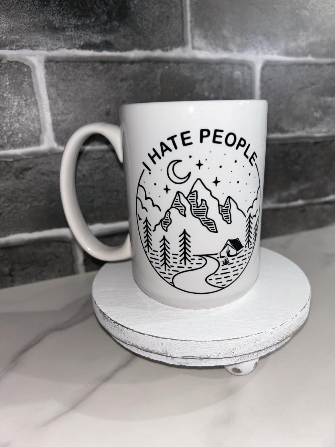 15 oz I Hate People Ceramic Mug