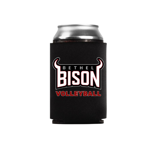 Bethel Bison Volleyball Can Koozie
