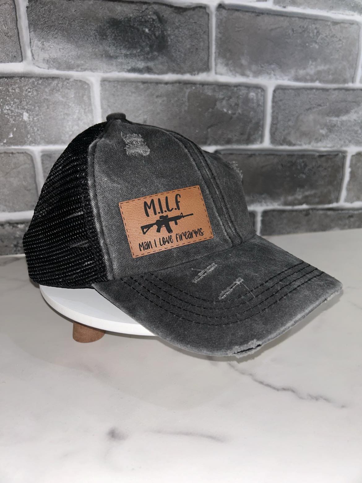 MILF Ponytail Black Hat