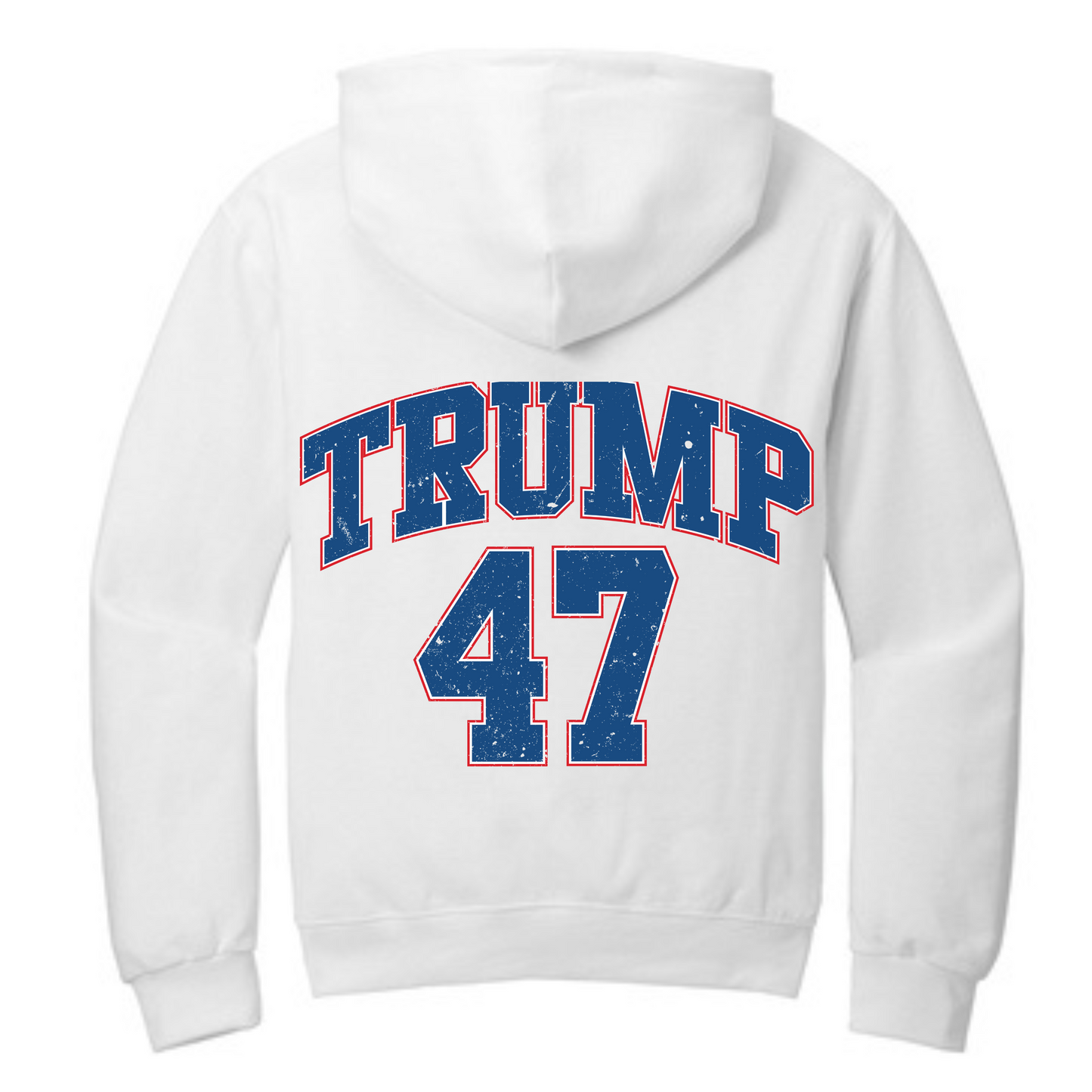 Trump 47 Long Sleeve Hooded Sweatshirt