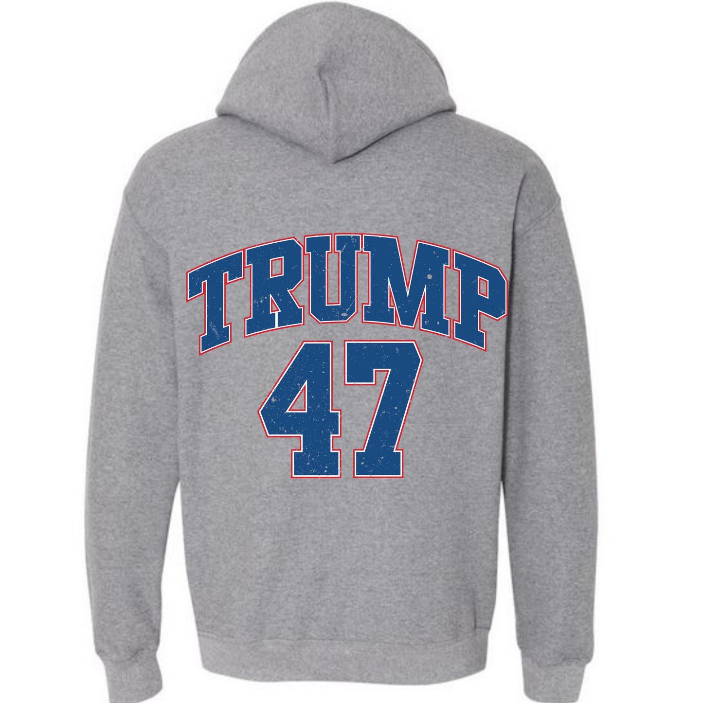 Trump 47 Long Sleeve Hooded Sweatshirt