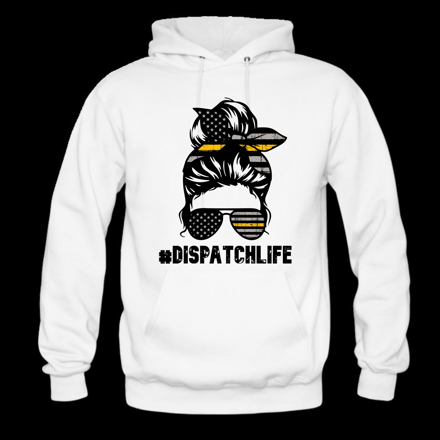 #DispatchLife Long Sleeve Hooded Sweatshirt