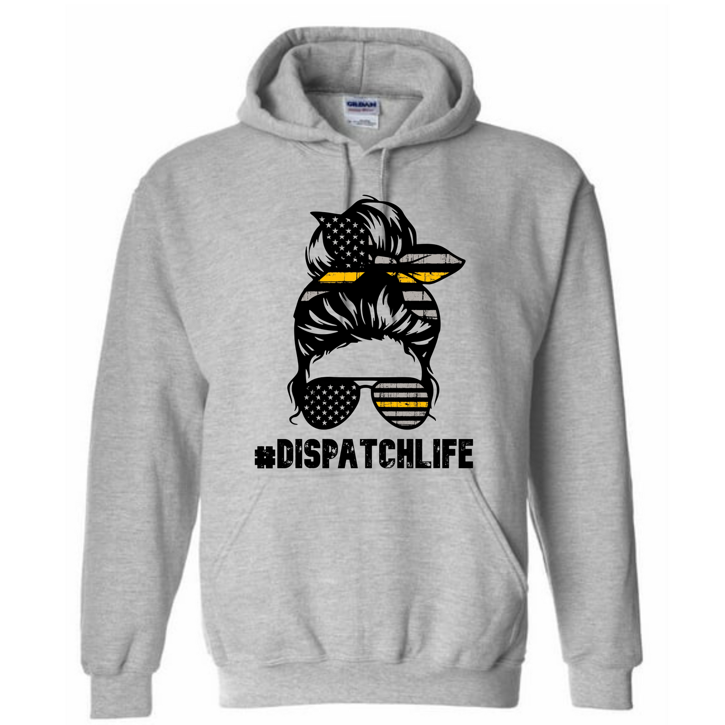 #DispatchLife Long Sleeve Hooded Sweatshirt