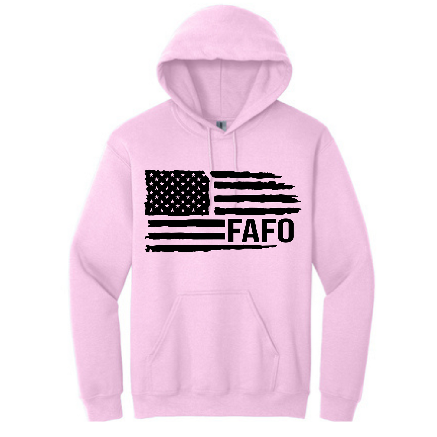 FAFO Flag Long Sleeve Hooded Sweatshirt